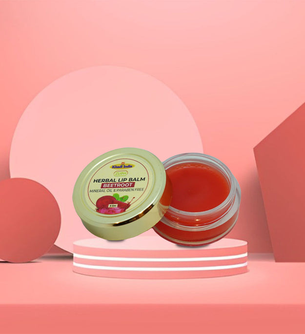 Beetroot Lip Balm 5 gms | Zubh Khadi