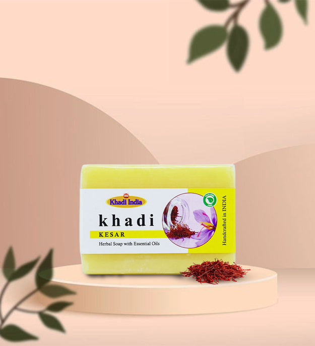 Kesar Soap 125 gms | Zubh Khadi