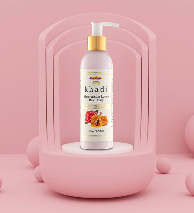 Rose Honey Lotion 200 ml | Zubh Khadi