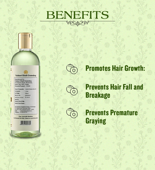 Amla Brahmi Hair Oil 200 ml |Zubh