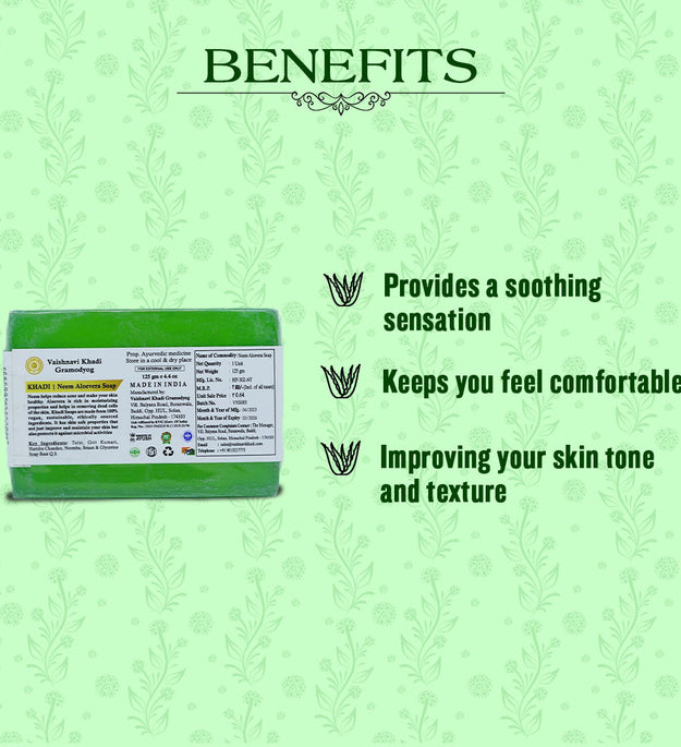 Neem Aloevera Soap 125 gms | Zubh