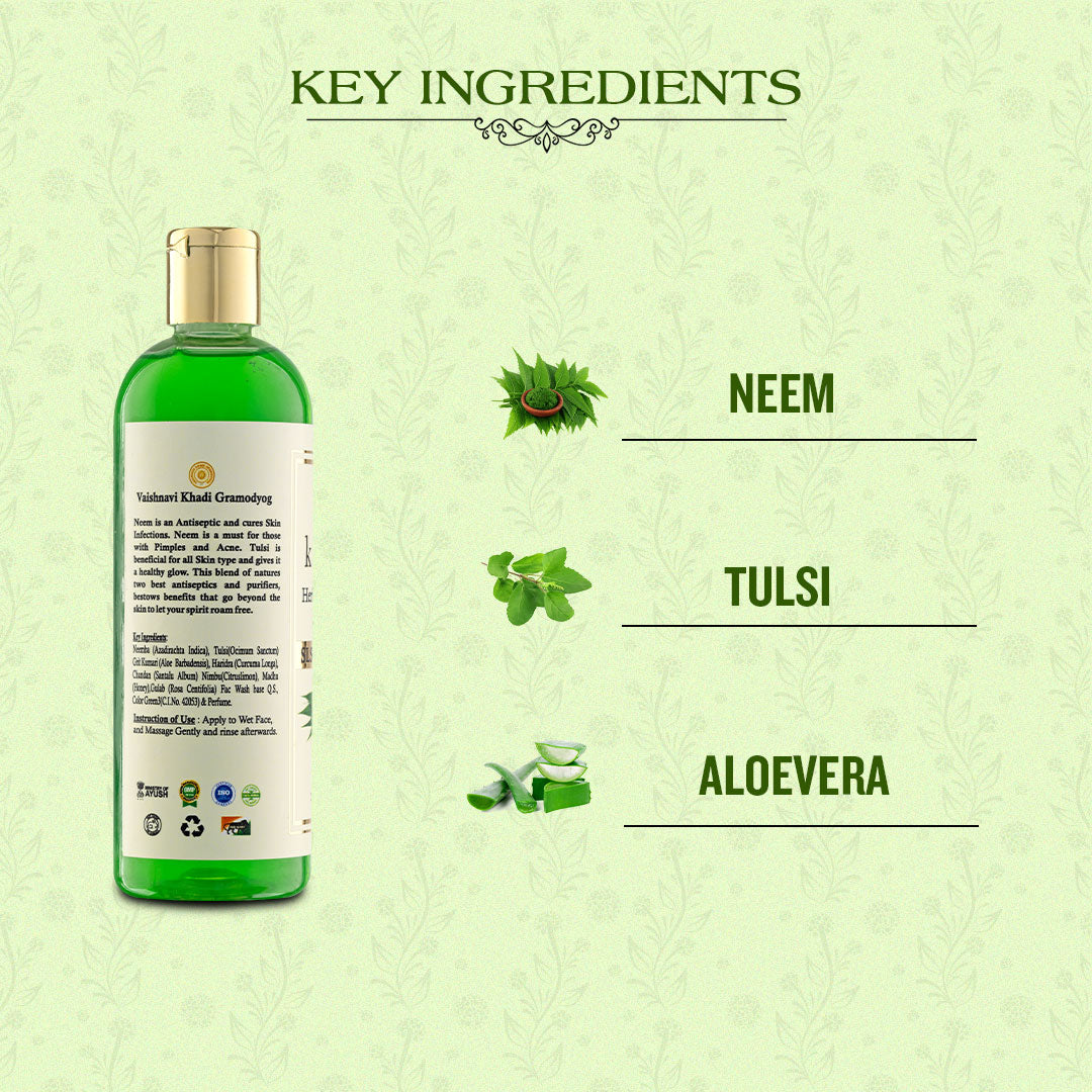 Neem Tulsi Face Wash 200 ml | Zubh